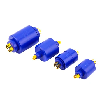

25A@2 Circuits High Current Slip Ring Silver Plated Pin And Fast Speed Operation For Rotating Platform Cable Reel Slip Rings