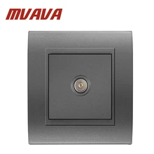 Mvava Роскошный Универсальный кабель ТВ сеть электрическая настенная станция розетка 50-60 Гц 800 Вт огнестойкая ПК Панель