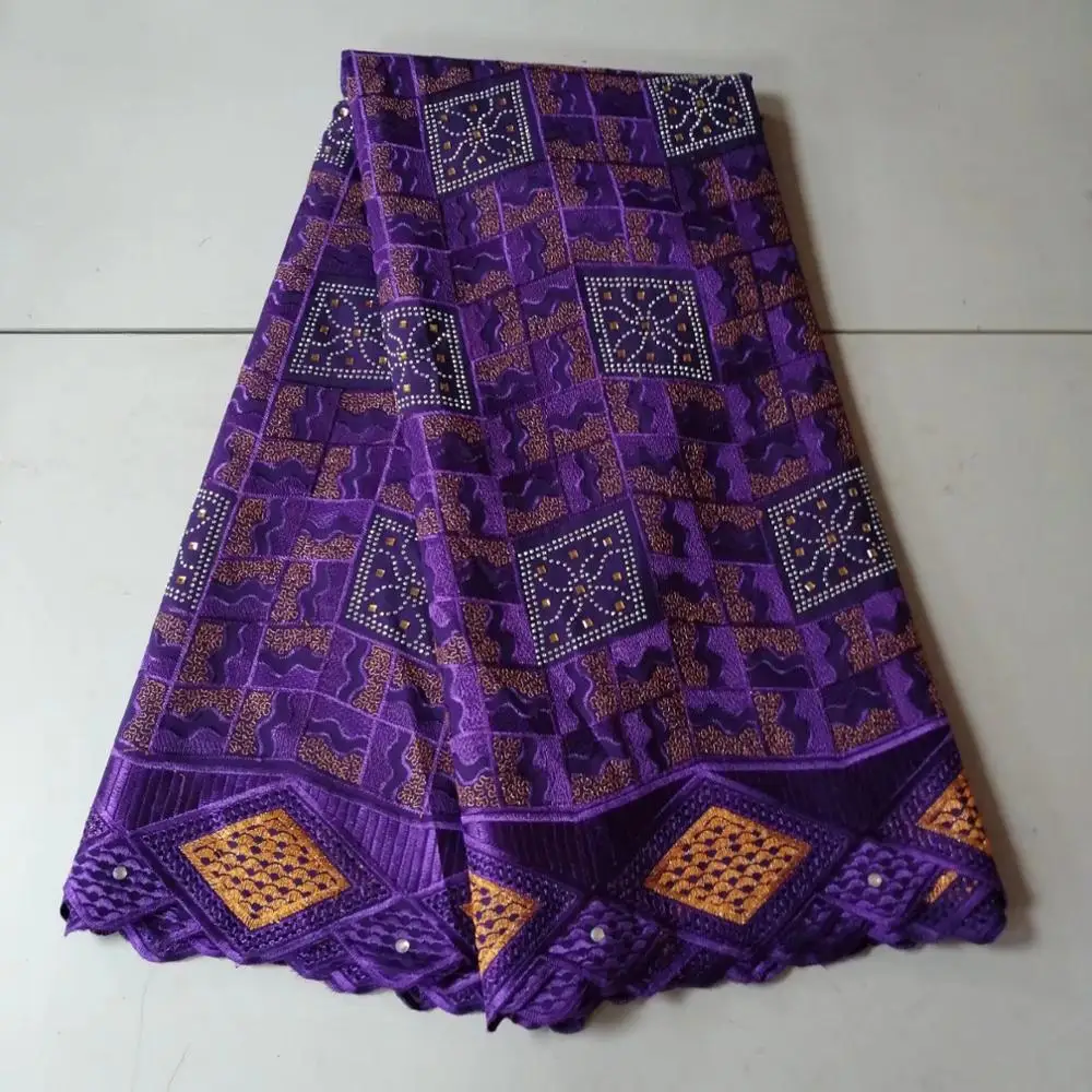 

Wholesales White Evening lace fabric high quality2019African dry lace Bigger stones fabric for Nigerian Party Dresses NX568i