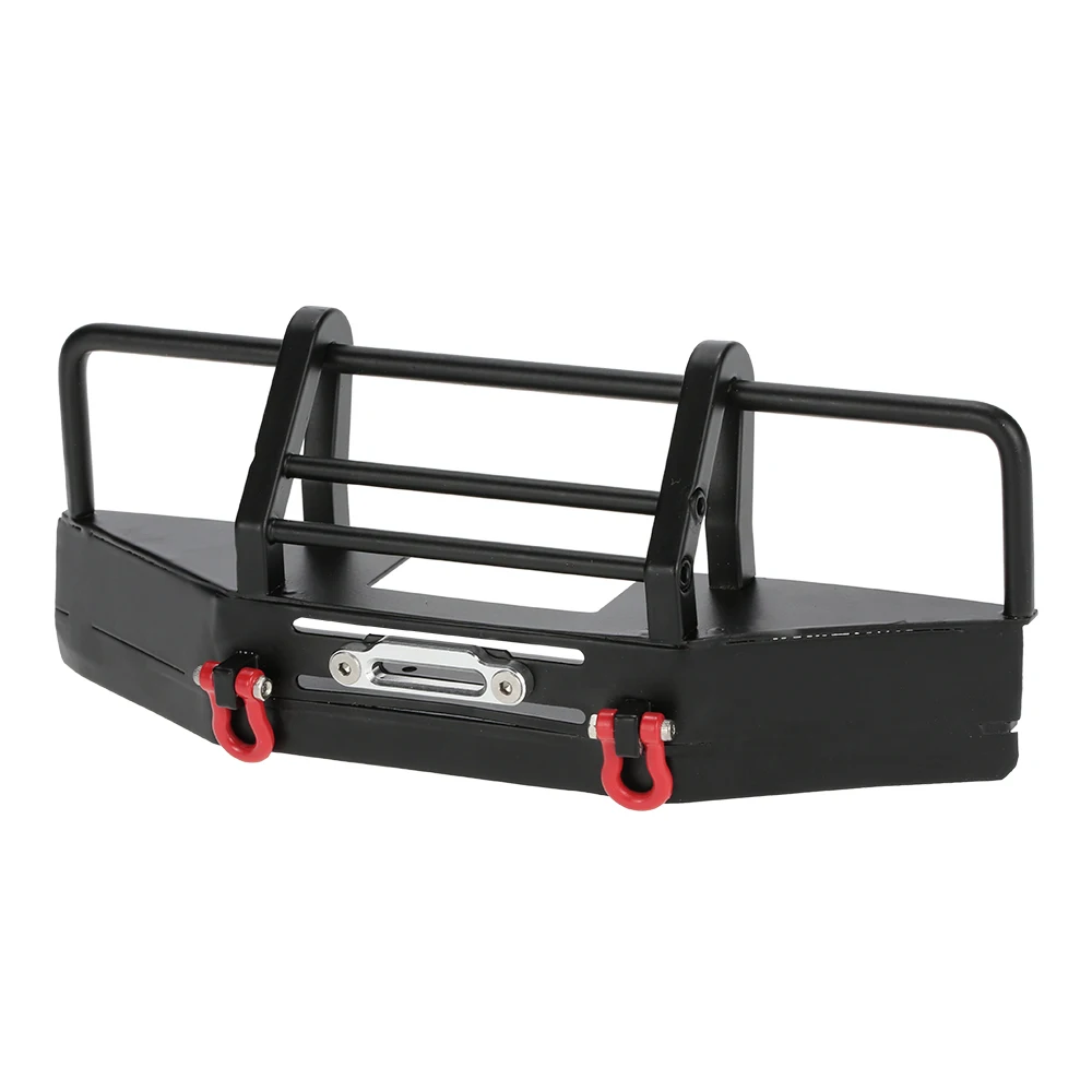 

Metal Front Bumper with Trailer Buckle for 1/10 RC4WD D90 Axial SCX10 RC Rock Crawler