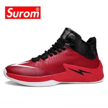 

SUROM Luxury Brand New Basketball Men's Star Sneakers Ball Super Sneakers Summer Sport Outdoor Breathable Krasovki Men Shoes