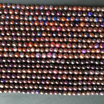 

Natural Genuine Dark Brown Purple Sugilite Round Loose Necklace Bracelet Beads 4.5mm 5mm 15" 06020