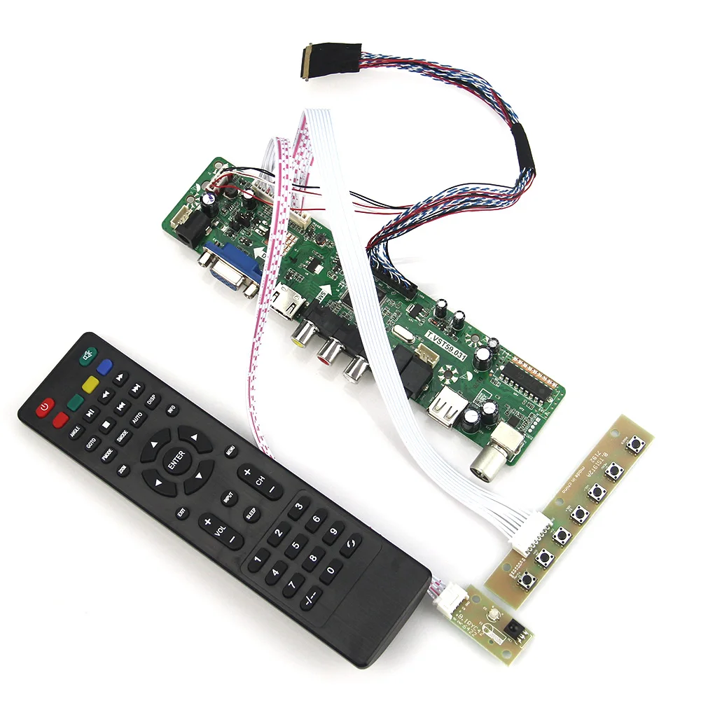 Kit for B140XW01 V0 V.0 TV+HDMI+VGA+USB LCD LED screen Controller Driver Board