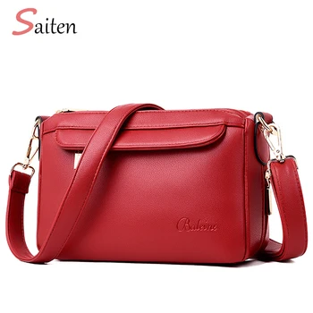

Saiten Women Leather Handbags PU Handbag Women Bag Flap 2019 Top-handle Bags Tote Bag High Quality Ladies Bag Bolsa feminina sca