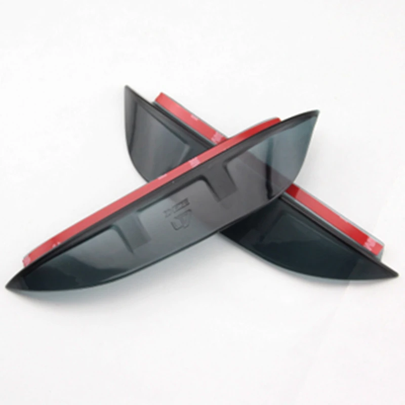 

MONTFORD ABS Plastic Side Door Rearview Mirror Rain Gear Shield Rear View Mirror 2Pcs For Hyundai Santa Fe IX45 2013 2014 2015