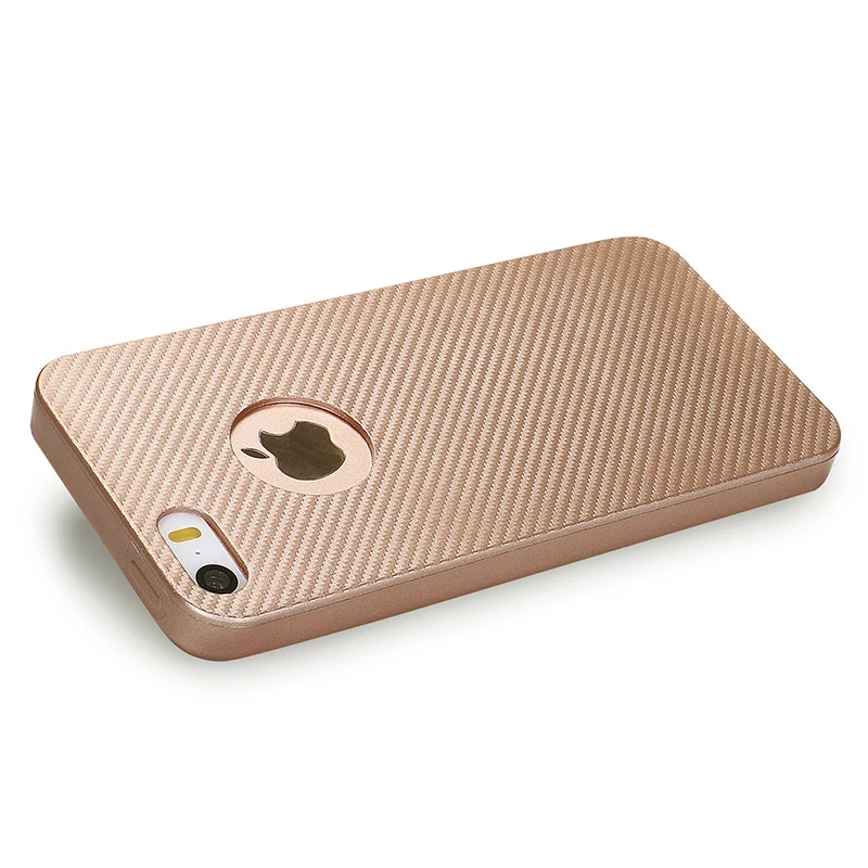 carbon fiber silicone case iphone 5 5s se (14)