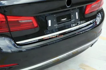 

Exterior Stainless Steel Rear Trunk Boot Bottom Cover Trim For BMW 5 Series 2017-2018 G30
