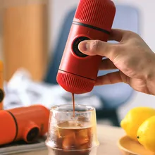 Портативный дорожный кофе капсулы концентрат Кофеварка 18bar 80 мл резервуар для воды+ 10 штук