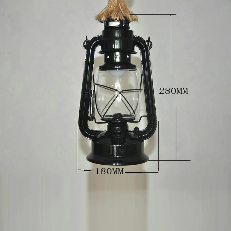 Винтажная E27 керосиновая Подвесная лампа с лампочкой из пеньковой веревки, Подвесная лампа для дома, спальни, гостиной, промышленная Подвесная лампа DA