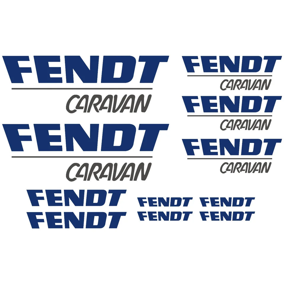FENDT aufkleber sticker wohnmobil camper wohnwagen caravan 11 Stücke Pieces