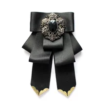 Для взрослых мужчин и женщин, бизнес, Свадебная вечеринка, форма для шеи, металлический головной слой, эластичная лента, галстук-платок, лента, сплав, стразы, галстук-бабочка