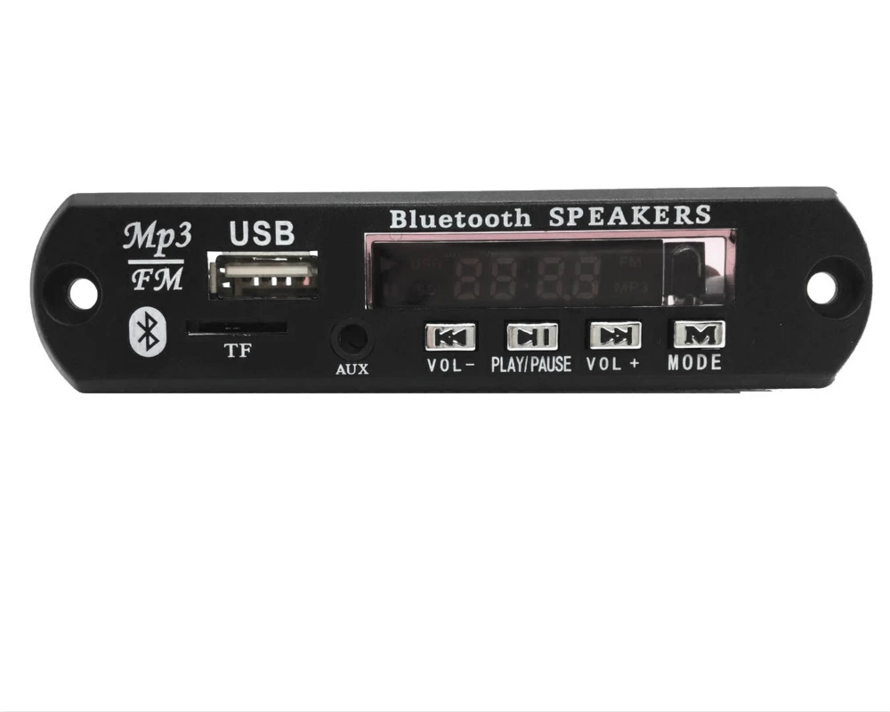 Беспроводной Bluetooth 12 в MP3 WMA декодер доска аудио модуль USB TF радио для автомобиля аксессуары