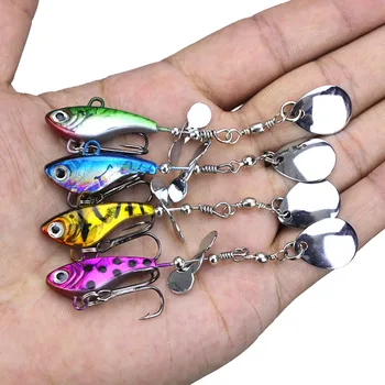 

8.8cm 11g Sea Bass Blade Lure Fishing spinner Metal fishing lure metal jig metal VIB Fishing Spoon Long Shot
