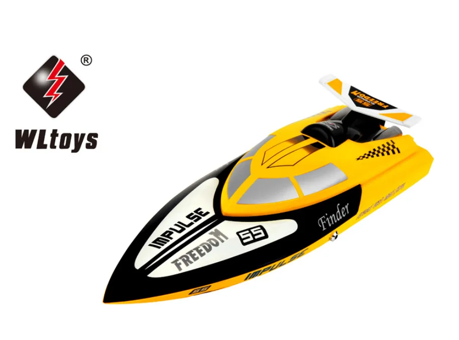 

WLtoys WL912 2.4GHz Radio Remote Control 4CH High Speed RTF 24km/h Racing RC Boat With Self Turning Function Toy For Children