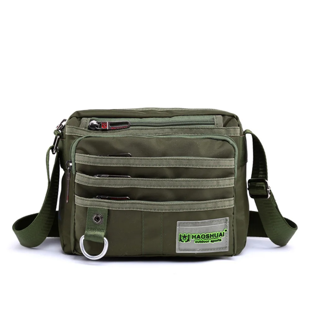 

Men's Cross Body Bag Causal Multi-Pockets Military Fashion Trends Travel High Quality Nylon Male Sling Shoulder Messenger Bags