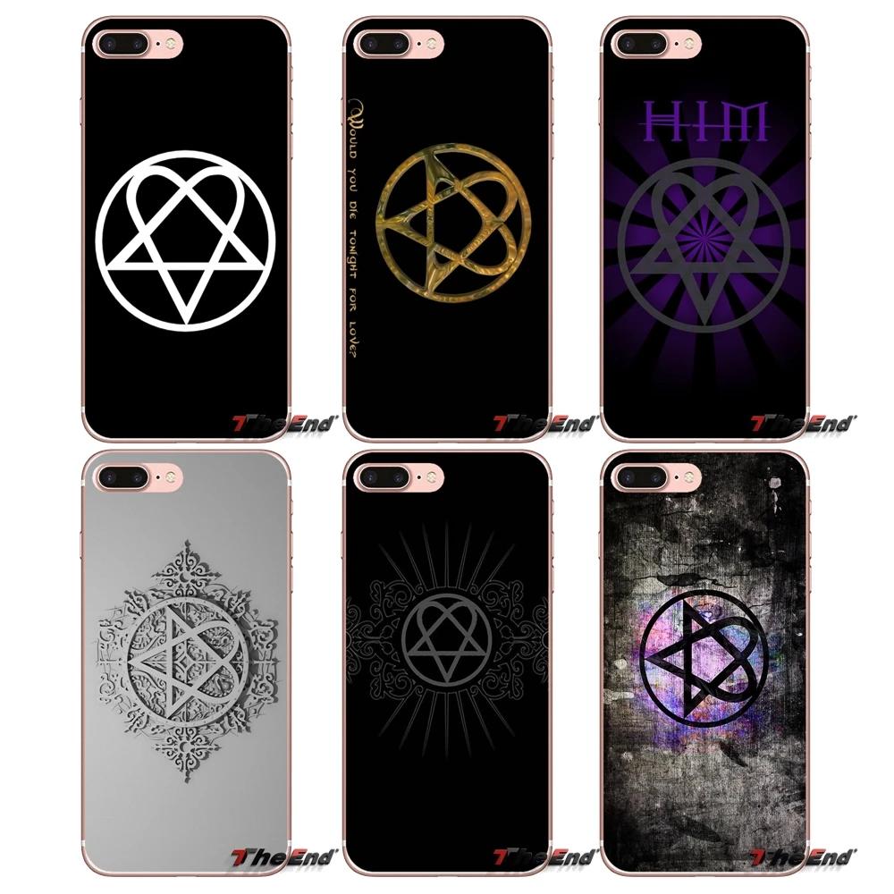 

Him Heartagram Logo HIM Finnish band Case For iPhone X 4 4S 5 5S 5C SE 6 6S 7 8 Plus Samsung Galaxy J1 J3 J5 J7 A3 A5 2016 2017