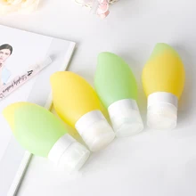 4 шт. силиконовые дозаторы мыла форма манго шампунь держатель гелей для душа портативный дорожный контейнер для мыла аксессуары для ванной комнаты