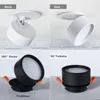 360 Degree Rotation Spot lightings 7W 10W 12W embedded LED ceiling lamp ,Foldable LED light spray background down light ► Photo 2/6