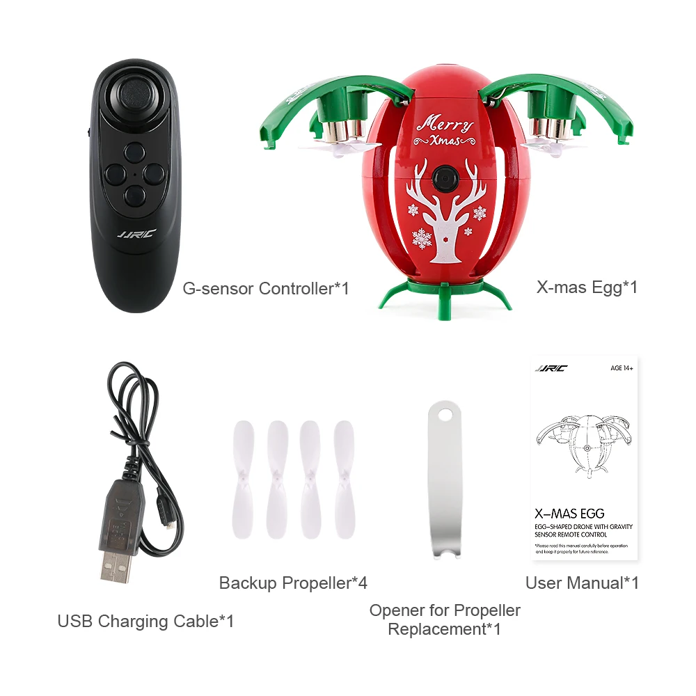 Рождественский подарок JJRC JJR/C H66 Wifi FPV X mas яйцо Дрон с 720P HD камерой мини RC вертолет