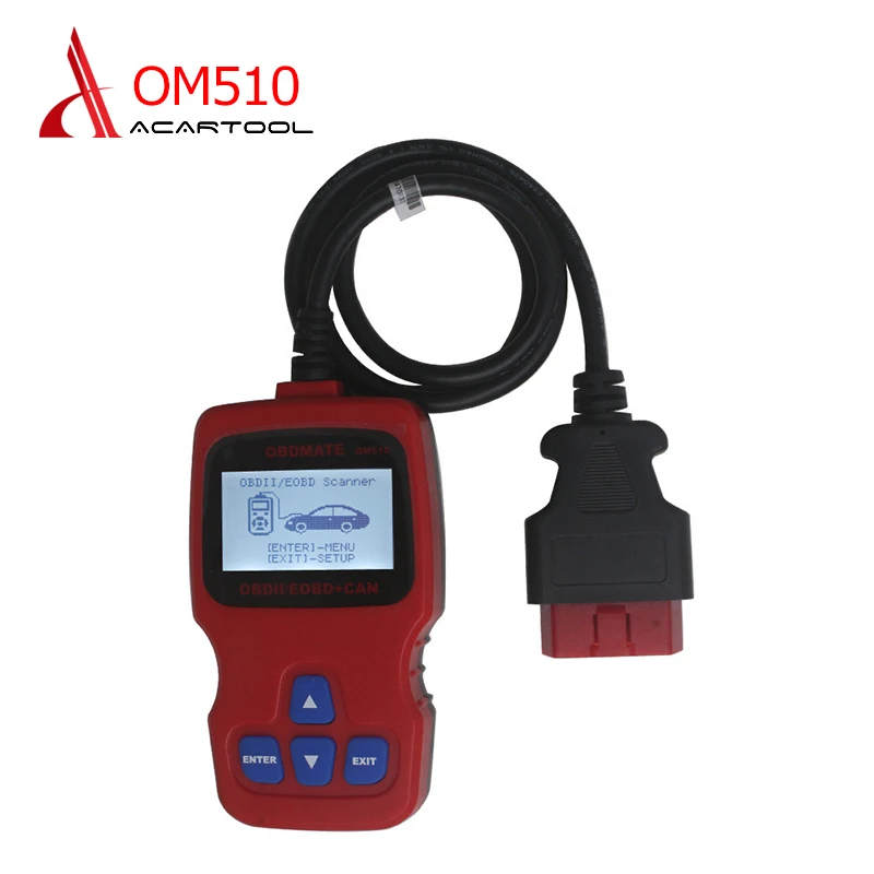 

2017 Newest Original OBDMATE OM510 OBDII Auto Car OBD2 16 Pin code reader diagnostic Scanner OM 510 Code reader free shipping
