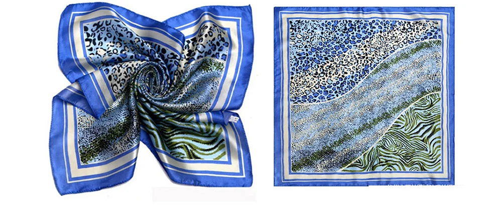 Silk Print Scarf (19)