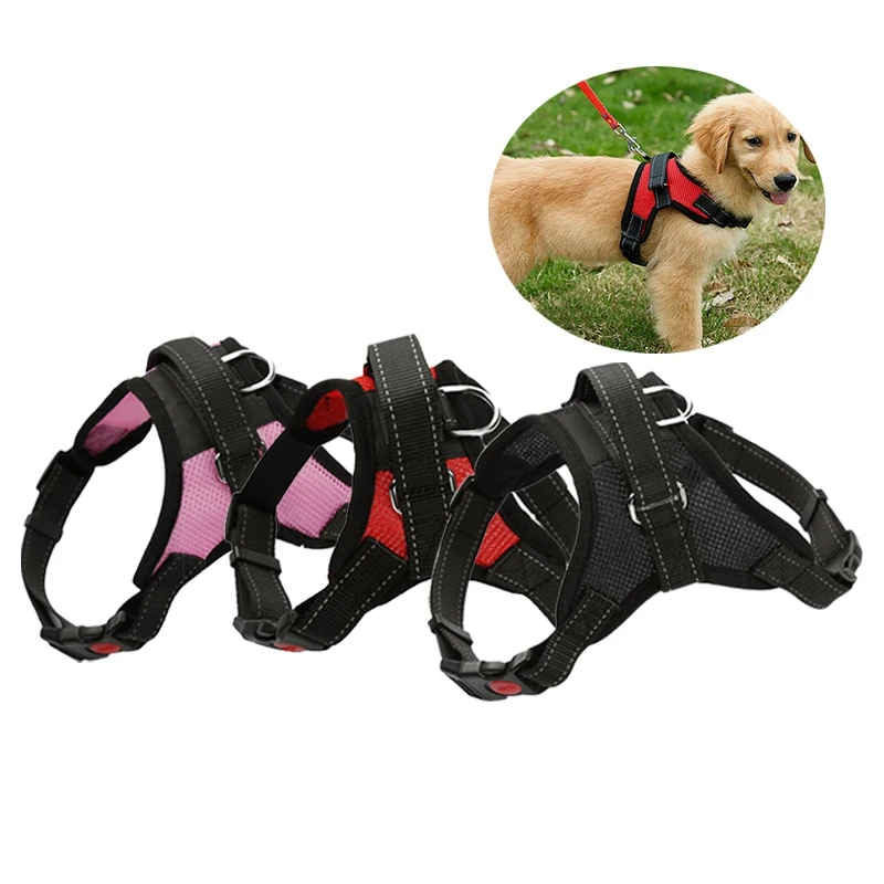 1pc Pet Puppy Chest Strap Breathable Safety Pet Dogs Puppy Soft Vest