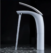 Nouvelle vente Chaude En Laiton finition De Cuisson salle de bains bassin Robinet/mode 6 Couleurs Chaude et D’eau Froide Mitigeur/noir et Blanc et Rouge