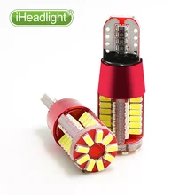 T10 Ha Condotto La lampadina auto w5w canbus super luminoso 57smd lampada larghezza NESSUN Errore di posizione Auto Auto del Cuneo luci di licenza lampadina luce di parcheggio 12 v