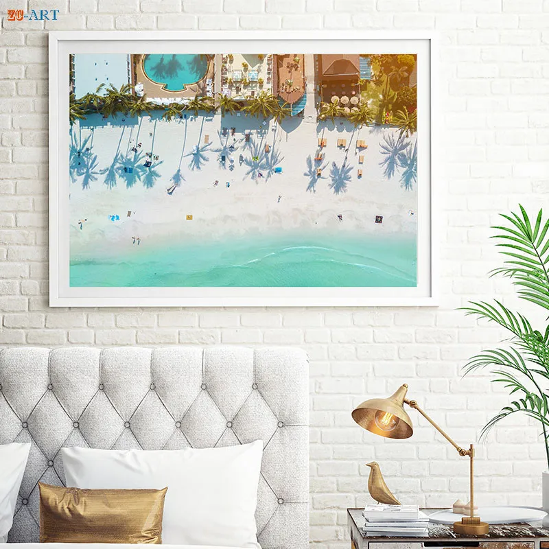 المحيط الشاطئ المشارك موجات تصفح قماش اللوحة المشهد جدار الفن الساحلية ديكور فني الشمال الديكور المنزل