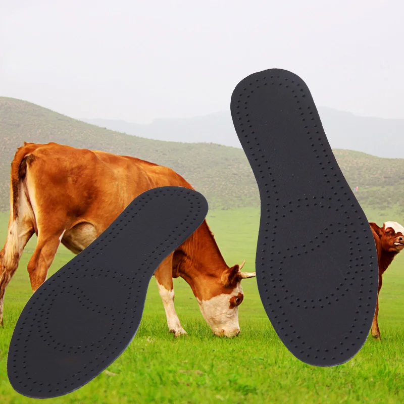 رقيقة جدا تنفس مزيل العرق النعال جلدية Cowskin استيعاب الفور العرق استبدال الداخلية باطن الأحذية نعل T1209 منصات