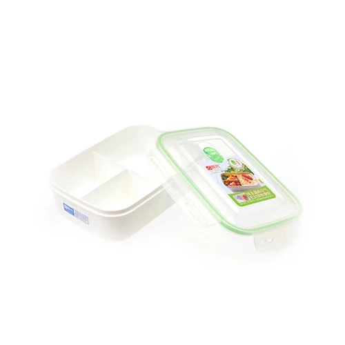 

HS040 Simple 1.5L with vent hole sealing boxes three grid box lunch box 22.8*17*7.5cm