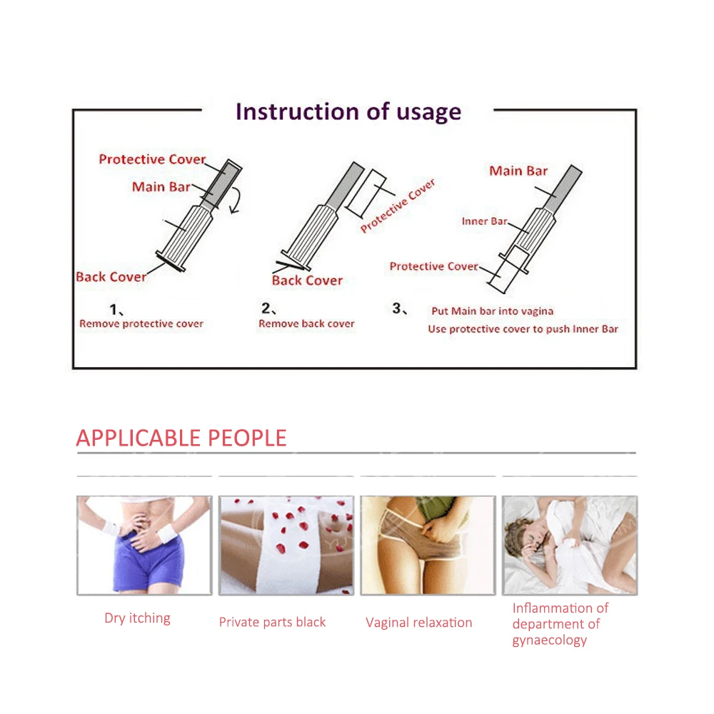 10 шт. = 2 коробки сжимающий вагинальный гель-редуктор усадка затягивание влагалища женственная гигиена восстановление влагалища палка узкое влагалище