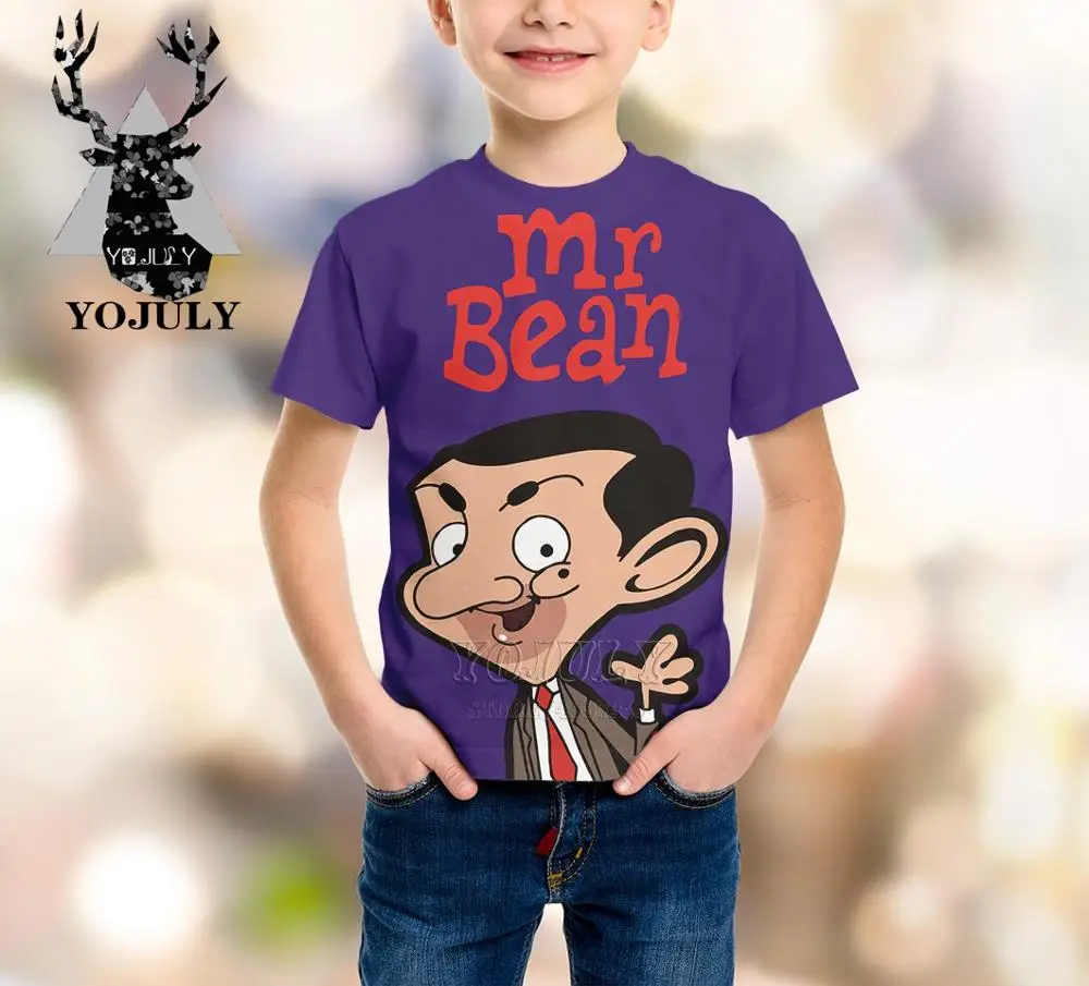 Детская одежда YOJULY film Mr Bean comedian для мальчиков и девочек Подростковая детская с 3D