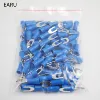 SV2-4 Blue Furcate Cable Wire Connector 100PCS/Pack Furcate Pre-Insulating Fork Spade 16~14AWG Wire Crimp Terminals SV2.5-4 SV ► Photo 2/4