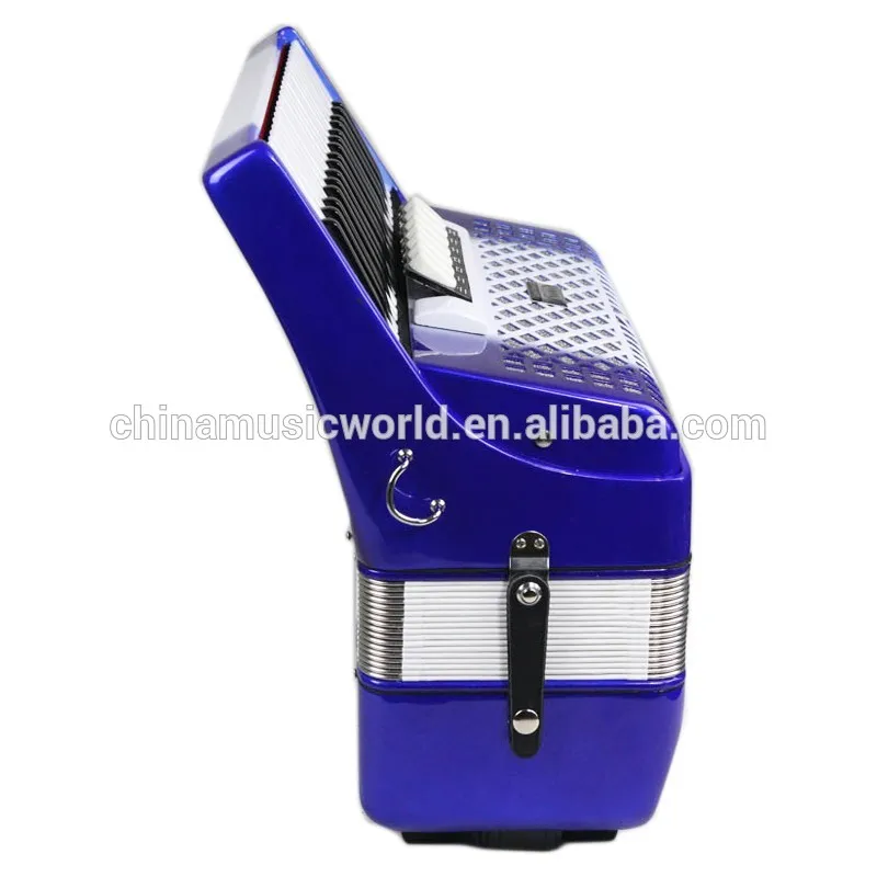 Afanti Супер популярный 37 ключи 96 Бас Синий и Белый цвет Metaphone Аккордеон AFA-47 алюминиевые двери гармошка