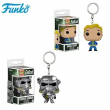 Funko POP аниме Fallout тема Pocket POP power Armor хранилище брелок для мальчика фигурка игрушки коллекция брелок детский подарок на день рождения