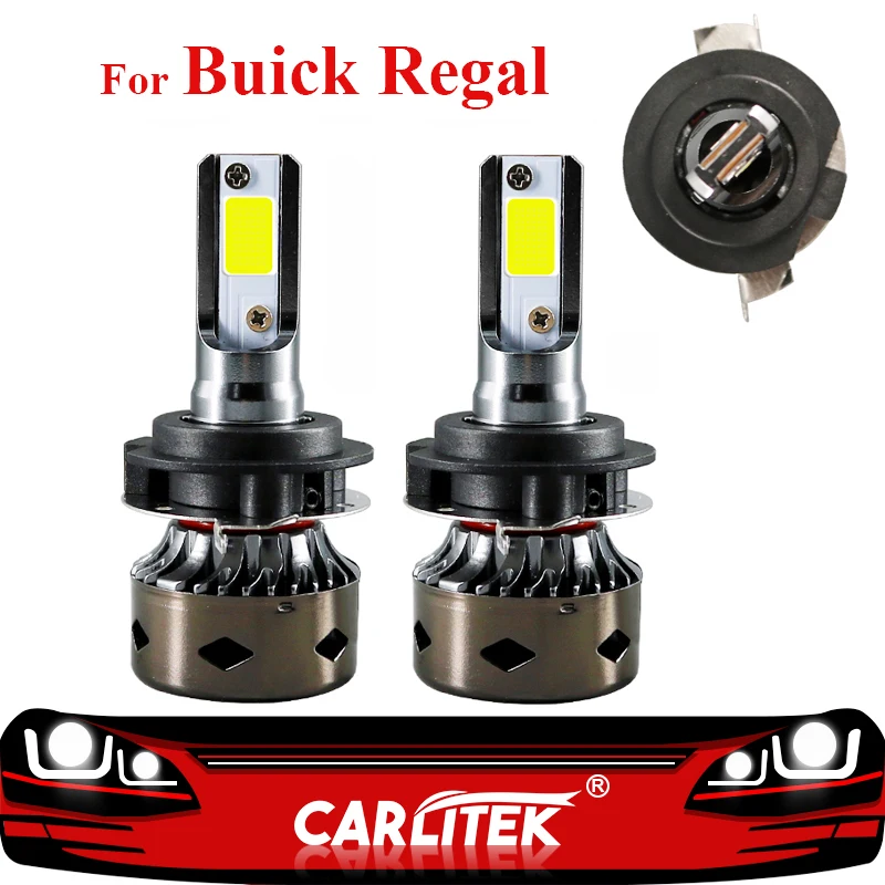 CARLitek для Buick Regal Автомобильные фары Led H7 с Canbus 12V Мини Размер Противотуманные авто