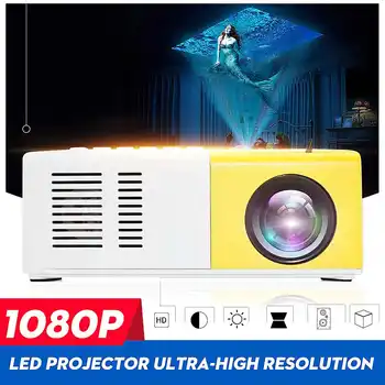 

HD 1080P LED Mini Projector 320x240 Pixels Portable LED Projector Beamer LCD Video Proyector HDMI SD USB AV w/ Remote Control