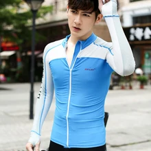 Длинный рукав, с буквенным принтом, для серфинга, Рашгард, Мужская одежда для плавания, Рашгард для дайвинга, Мужская Солнцезащитная спортивная рубашка