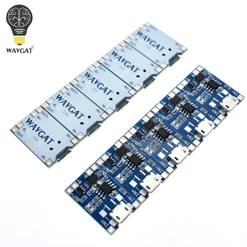 2x 5V mini USB 1A 18650 TP4056 Lithium Battery Charging Board With Prote A1D3