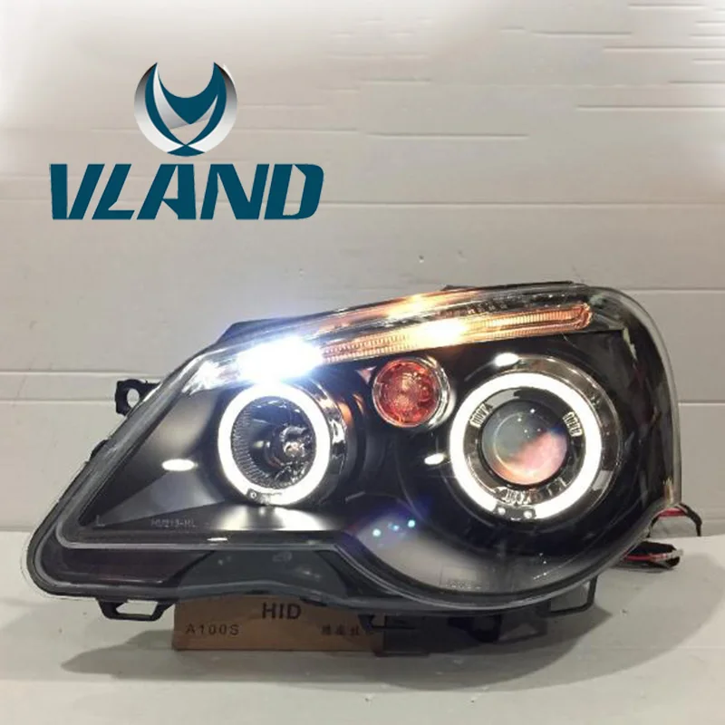 VLAND фабрика для автомобиля фары поло 2005 2009 светодиодный Биксеноновая проектор