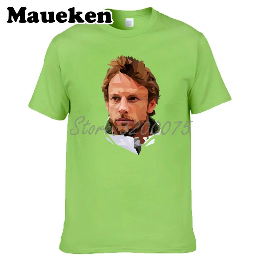 Мужская футболка Jenson Button 22 racing driver one time Formula World чемпионская одежда футболка мужская футболка с круглым вырезом W19032705 - Цвет: 15