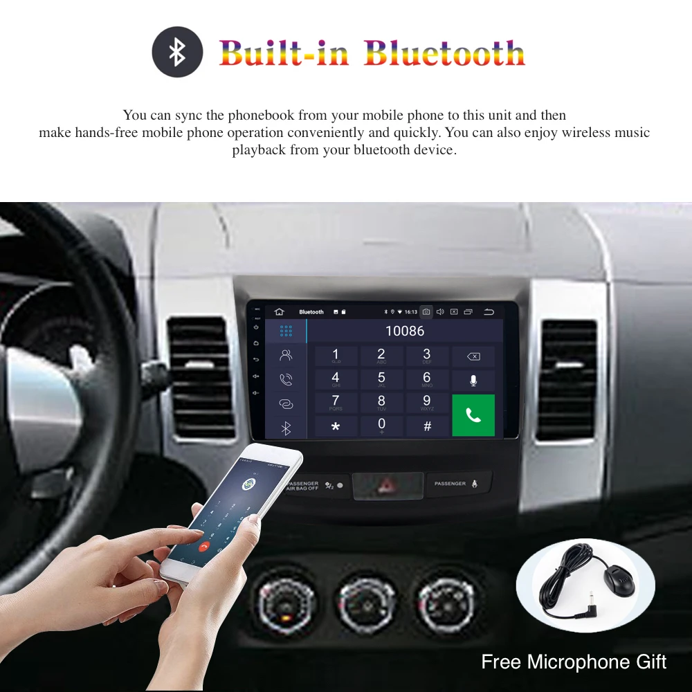 Android 9,0 2 Din gps для Mitsubishi Outlander 2007-2012 peugeot 4007 автомобильный радиоприемник PX6 DSP ips HDMI 4 Гб+ 64 Гб RDS Wi-Fi карта БТ