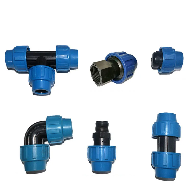 

1pc 25mm PE Tube Fast Joint Paper Thickening Straight Tee Elbow Plug Irrigation Pipe Industrial Connector
