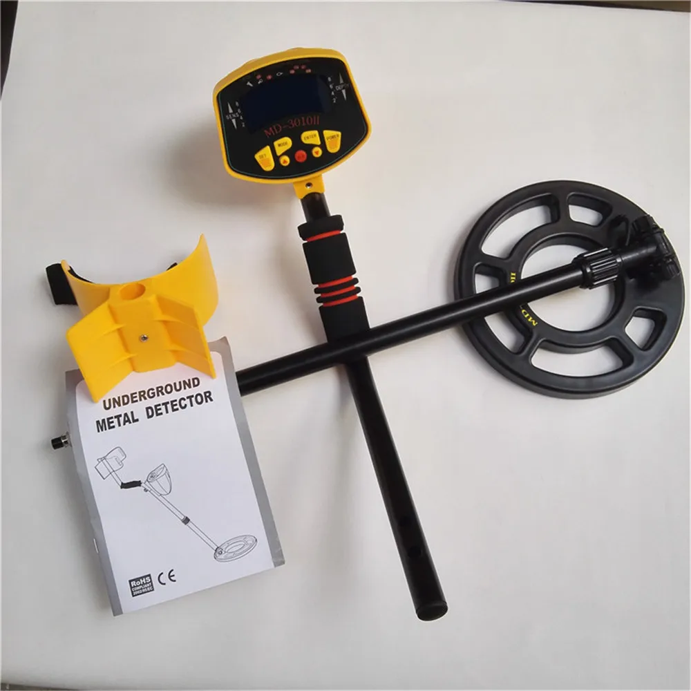 

Professional Metal Detector MD-3010II Underground Metal Detector Gold High Sensitivity and LCD Display MD-3010II Metal Detector