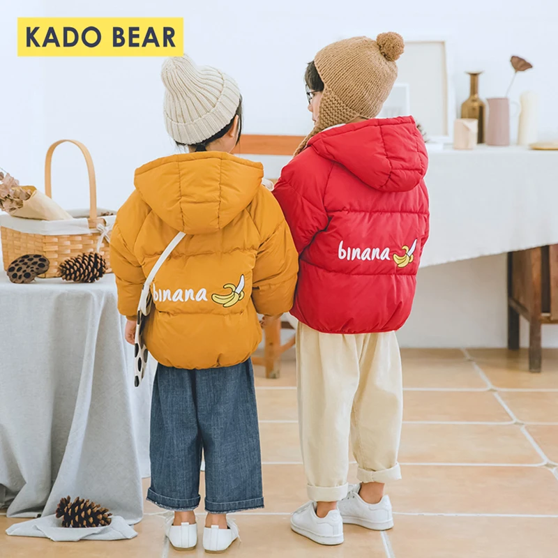 

Baby Girl Winter Coat Boy Hooded Warm Jackets Long Sleeve Thick Kids Snowsuit Cartoon Cute Clothes 2018 New Children Outerwear