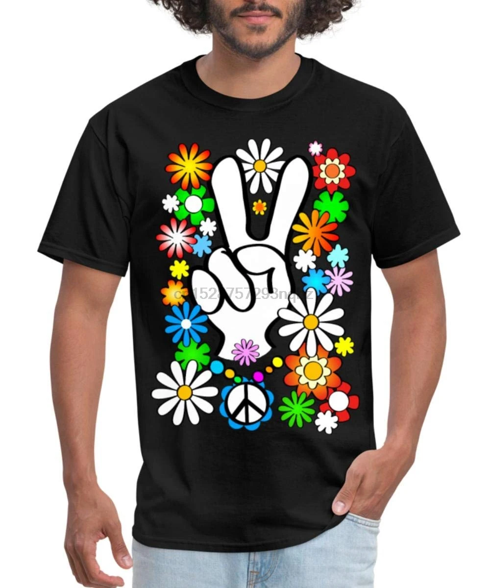 

Peace Sign Flower Power Men's T-Shirt