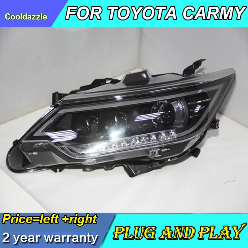 

2015 Year For Toyota Camry Headlights Head Lamp Front Lights Turning Signal Daytime Running Lights