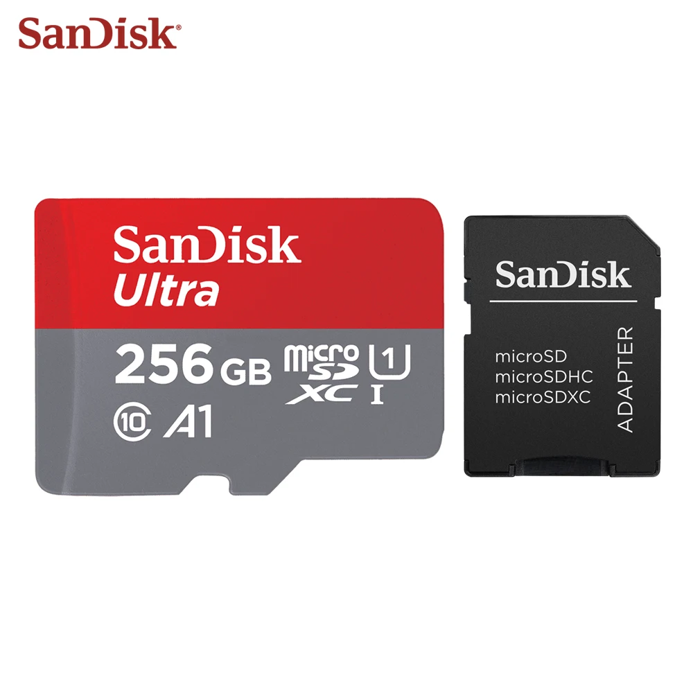 Лучший Class10 32 ГБ оригинальный sandisk Micro SD карты памяти Ультра 80 МБ с. 256 ГБ 200 ГБ 128 ГБ 16 ГБ 64 ГБ карты памяти для Samrtphone PC