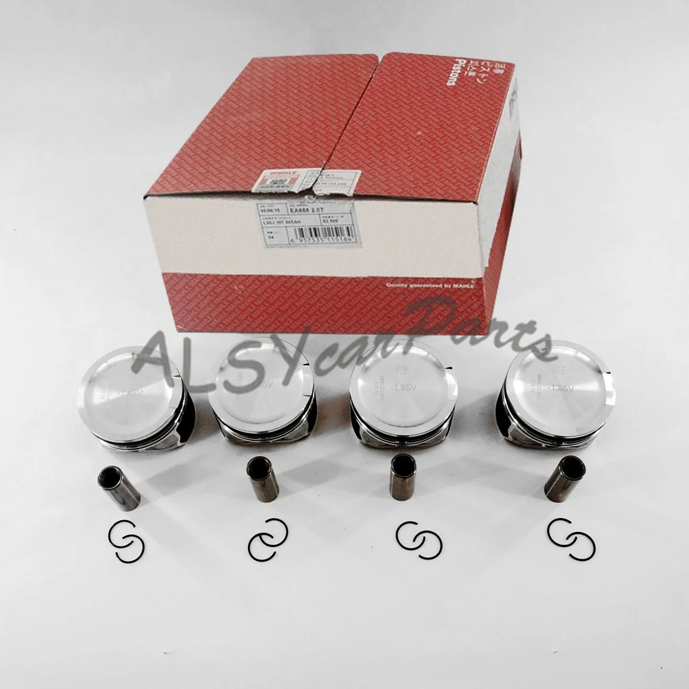 Поршни двигателя YIMIAOMO 06B 107 065 F Pin 19 мм для VW Jetta Golf GTI MK4 Passat AUDI A3 A4 TT 1 8 T 20V N 4 шт.|a4 1.8t|1.8t